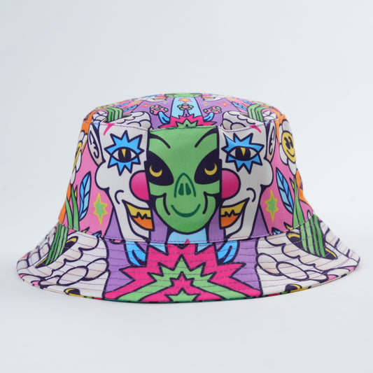 WAVY CLOWN LOVE BUCKET HAT