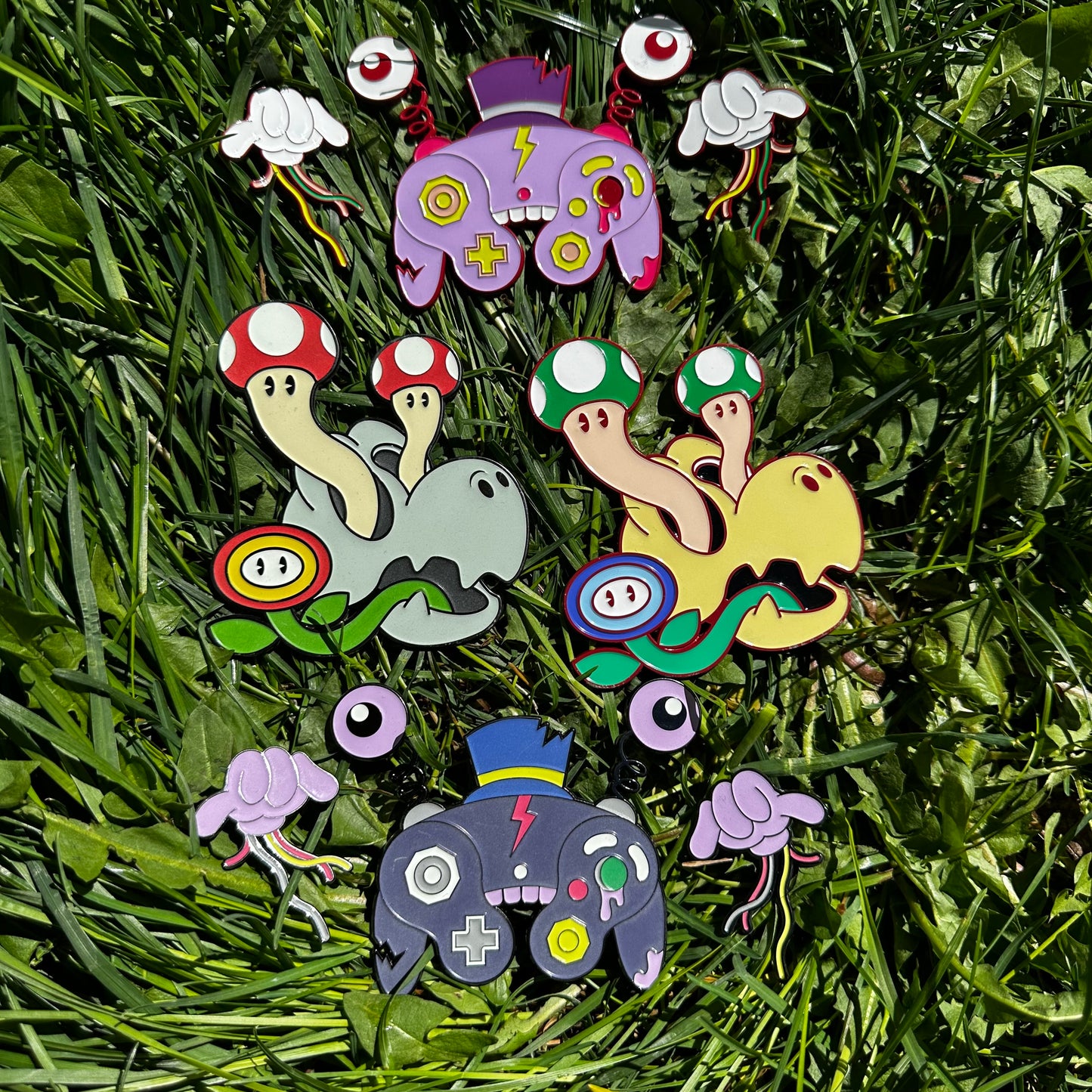 GAMING 4” PINS (ships today)