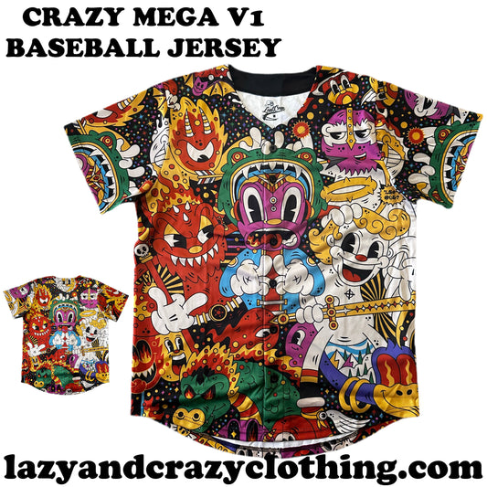 CRAZY MEGA V1 BASEBALL JERSEY