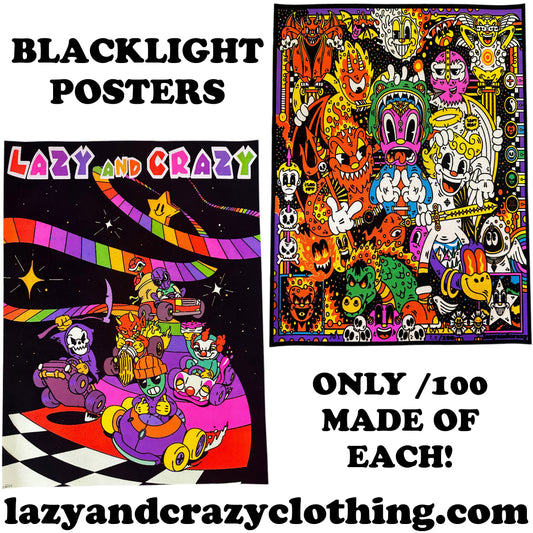 BLACKLIGHT POSTERS (please order separately)