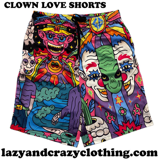 WAVY CLOWN LOVE SHORTS