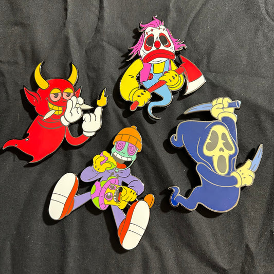 4” PINS (only 50 of each variant made)