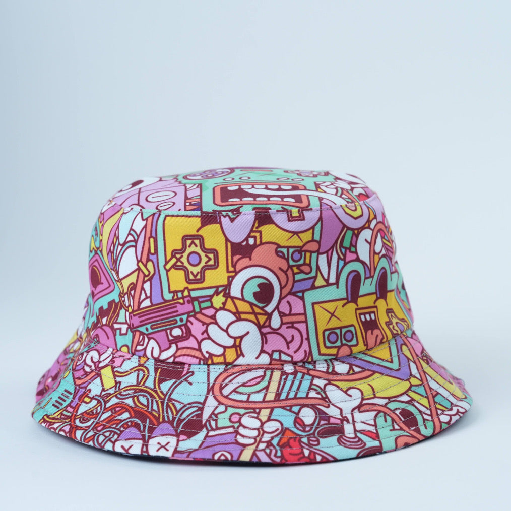 Gaming mega reversible bucket hat (ships today)