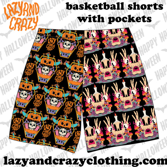 OCTOBER BASKETBALL SHORTS (pre order)